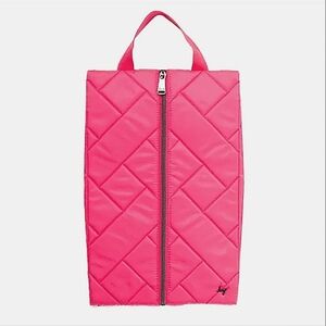 NEW Lug Tuck Hot Styling Tool Case Magenta Pink Travel Hair Padded Quilted Bag